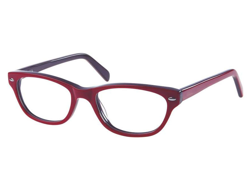 maroon glasses