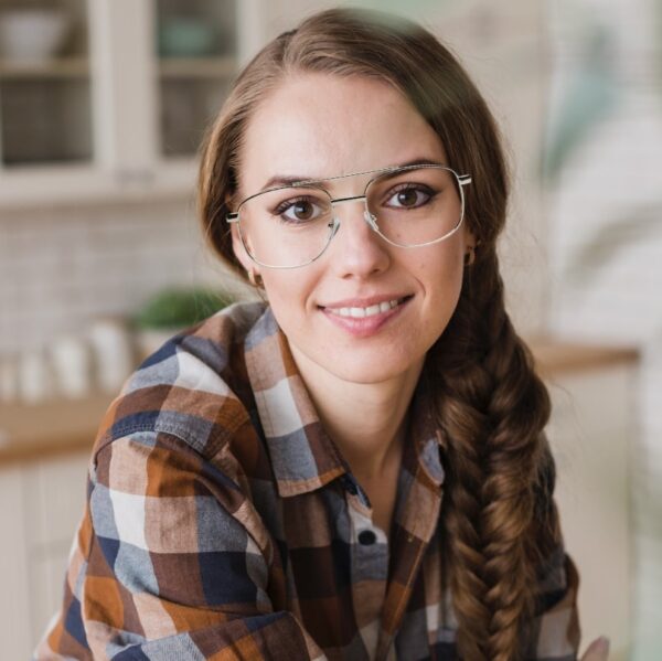 Gold metal frame + FILTER INCLUDED, MODEL: SL028, SIZE: 52-20 - Image 2