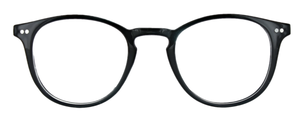 Black Crystal plastic frames + FILTER INCLUDED, MODEL: PLT 52, SIZE: 47-21