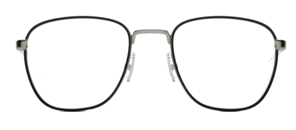Black/Silver HUGO BOSS frame (SPRING SIDES) + TINT INCLUDED, Size: 53-22 Model: 1048 6LB
