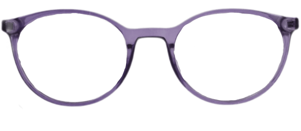 Purple front black sides plastic frame + FILTER INCLUDED, MODEL: LZR 4110 SIZE: 49-20