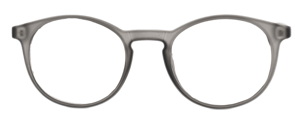 Matte Crystal Grey plastic frames (SPRING SIDES) + FILTER INCLUDED, MODEL: DOM238, SIZE: 48-20