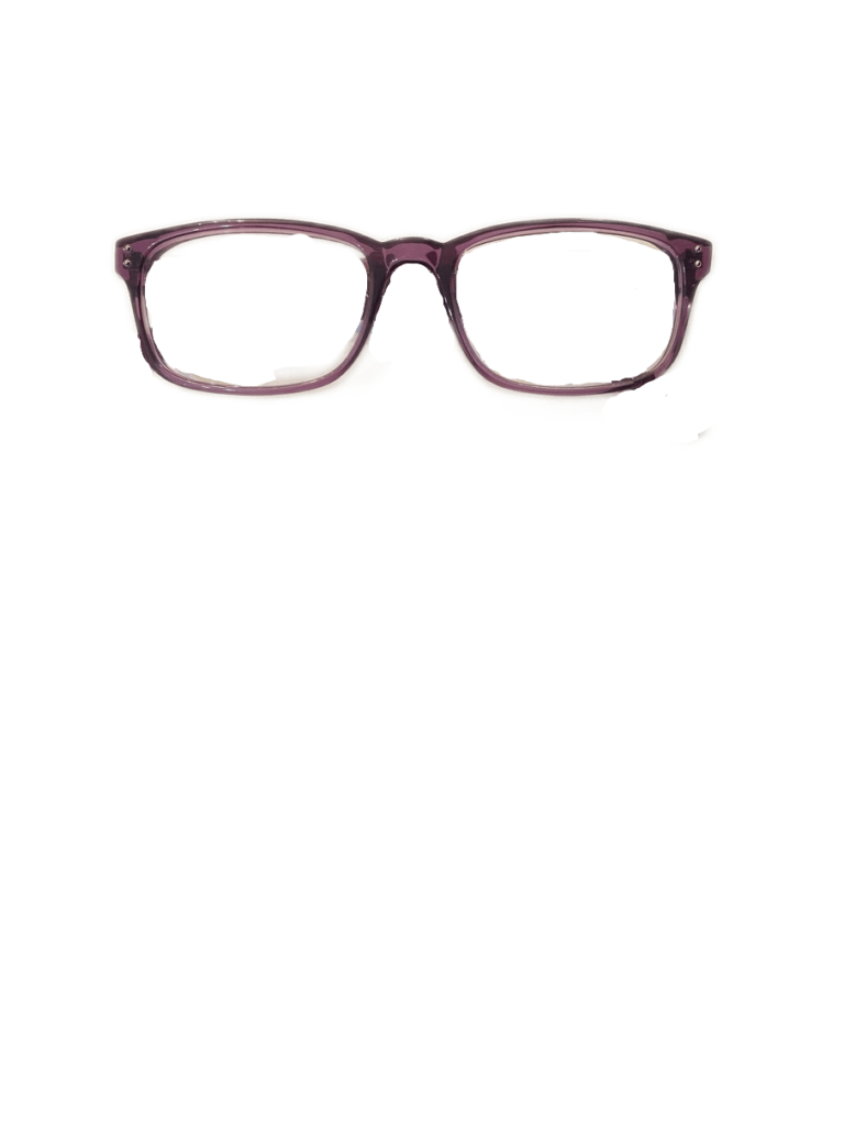 Girls Purple DESIGNER Plastic frames + FILTER INCLUDED, MODEL: RTRO 259, SIZE: 51-17