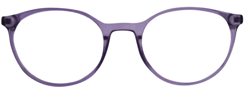 Purple front black sides plastic frame + FILTER INCLUDED, MODEL: LZR 4110 SIZE: 49-20