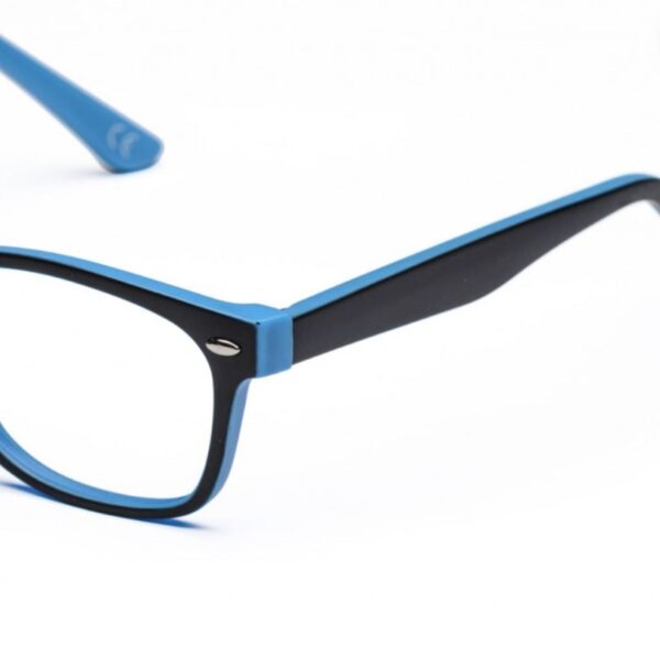 Dark Blue-Aqua Plastic frames + FILTER INCLUDED, MODEL: JMP605, SIZE: 47-17 - Image 2