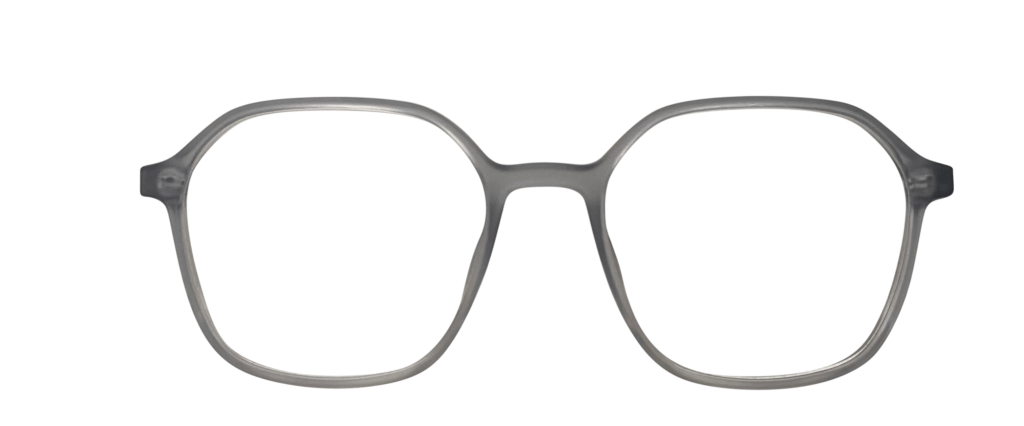 Crystal Matte Grey plastic frame with Black sides + FILTER INCLUDED, MODEL: JMP626, SIZE: 48-19