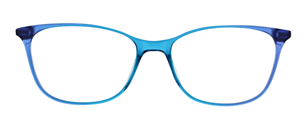 Blue-aqua Plastic with Titanium DESIGNER frame + FILTER INCLUDED, Size: 50-15, Model: XEYLT29