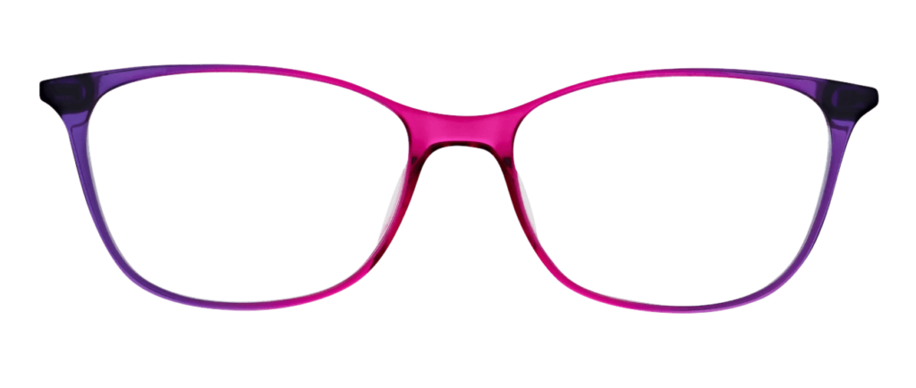 Purple-Pink Plastic with Titanium DESIGNER frame + FILTER INCLUDED, Size: 50-15, Model: XEYELT29